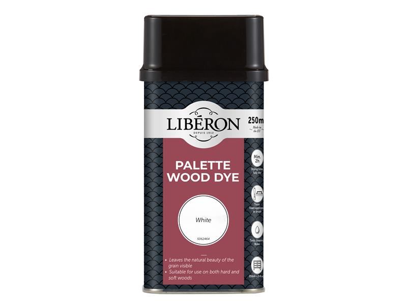 LIB Palette Wood Dye White 250ml