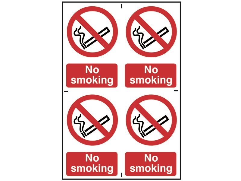 Scan SCA0552 No Smoking - PVC 200 x 300mm |