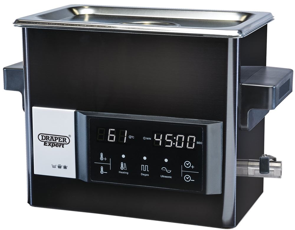 Draper ULTRASONIC CLEANING TANK 9LTR 92635 Ultrasonic Cleaning Tank (9L)
