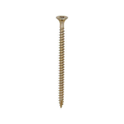 TIMCO Classic Screw PZ2 CSK ZYP 5.0 x 80 Gold Pack 200