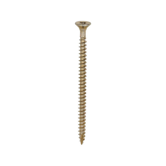 TIMCO Classic Screw PZ2 CSK ZYP 5.0 x 80 Gold Pack 200