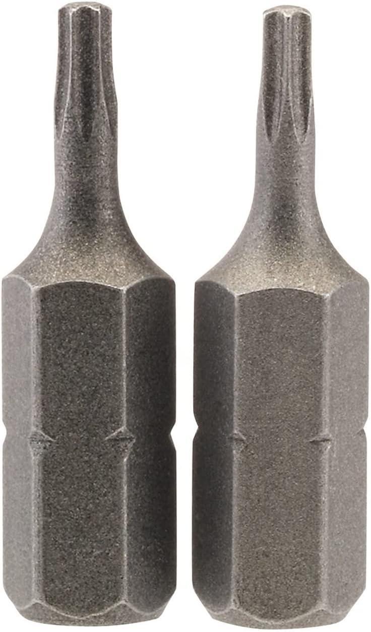 Draper 2PC 25MM T8 S/D BIT 66426 1/4" hex. Draper TX-STARÂ® E Shank Insert Bits