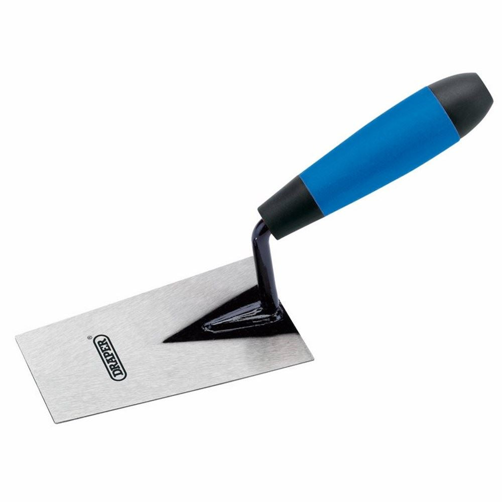 81237 Draper Soft Grip Bucket Trowel, 140mm BCTSGW Bucket Trowels Professional Trade DIY Workshop Garage Use