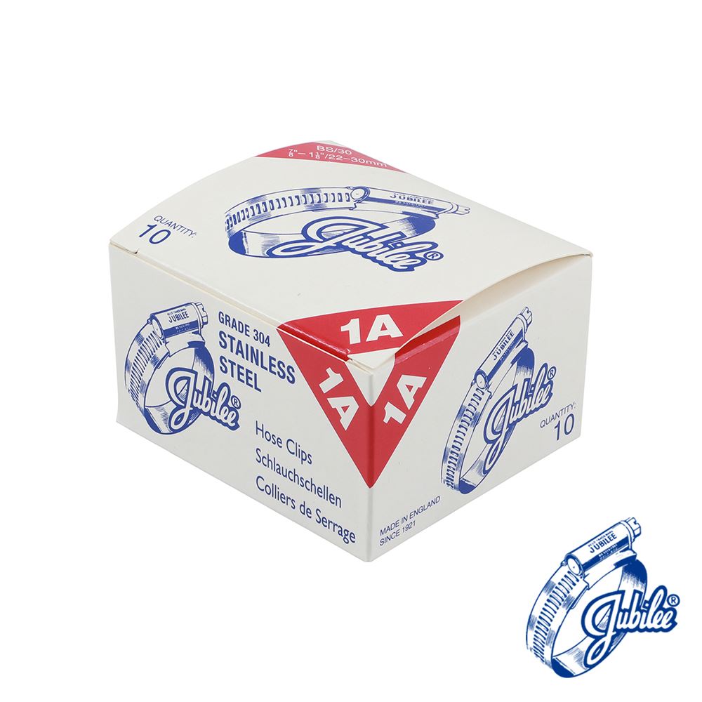 TIMCO Jubilee Clip SS 22-30mm Pack 10