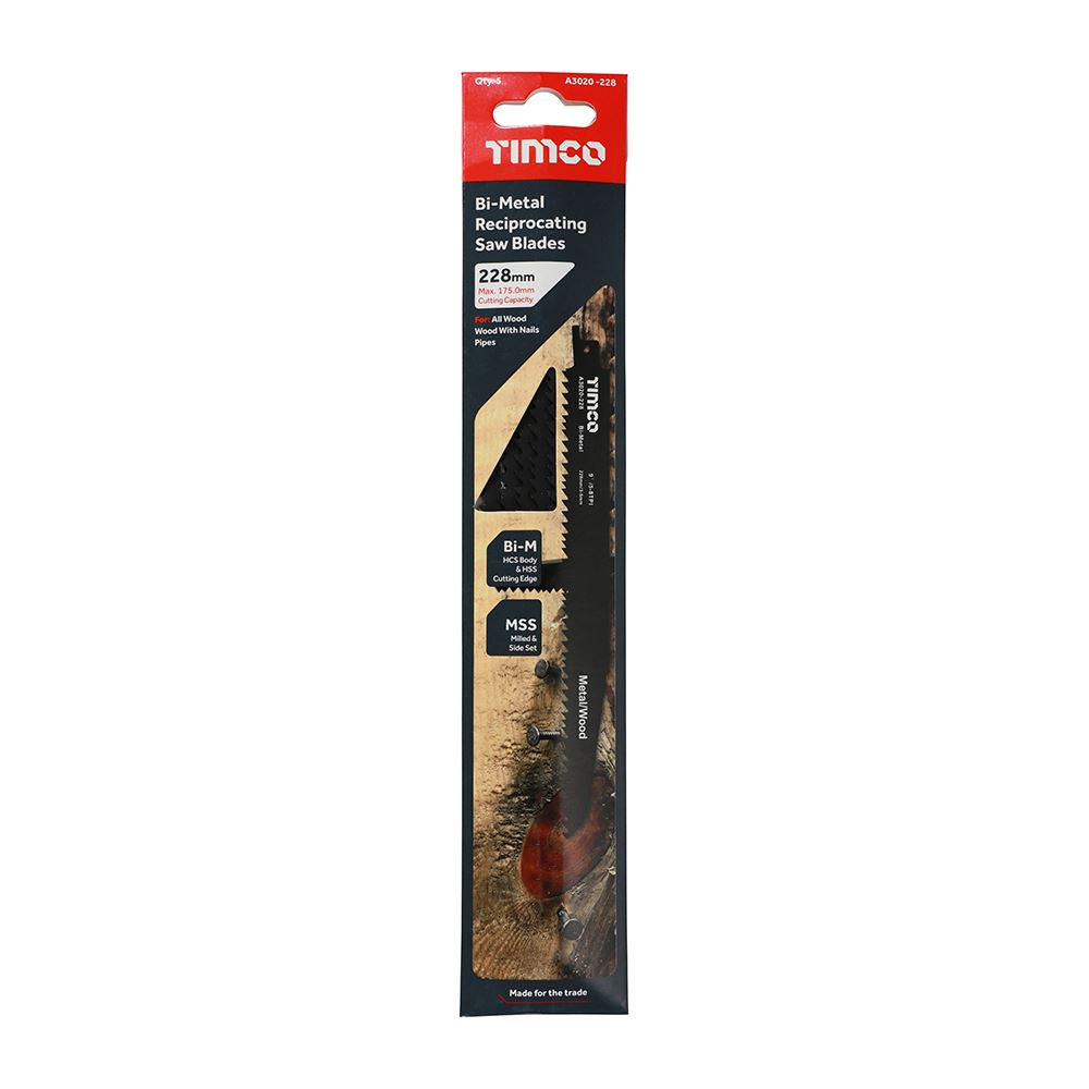 TIMCO Bi-Met Sabre Blades Demolition S1110VF Pack 5