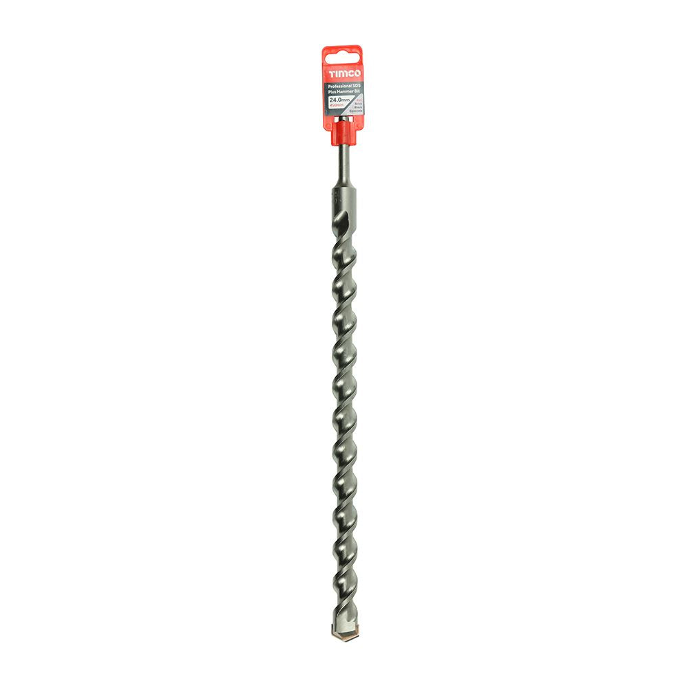 TIMCO Pro SDS Plus Hammer Bits (PGM) 24.0 x 450 Pack 1