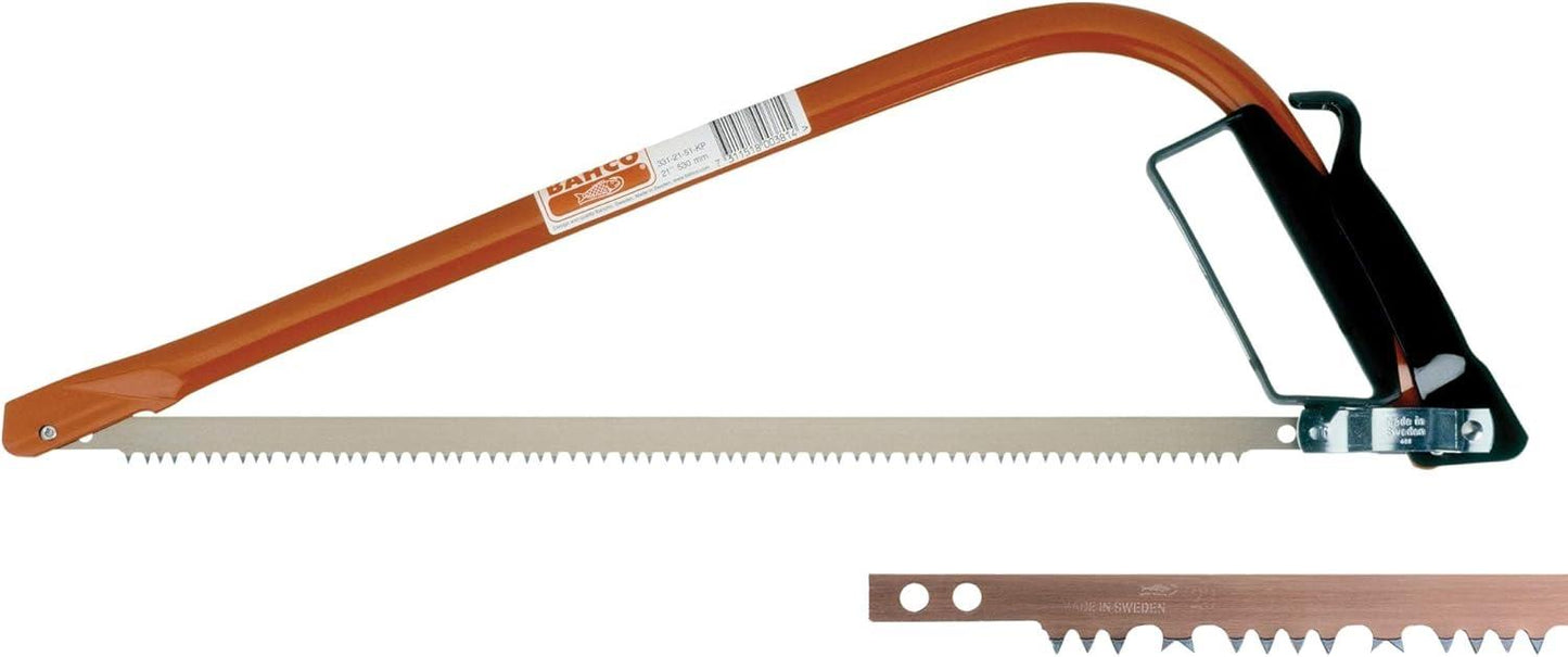 Bahco With Extra Blade 331-21-51 Bowsaw Blade 530mm 21in Garden Saw Blade