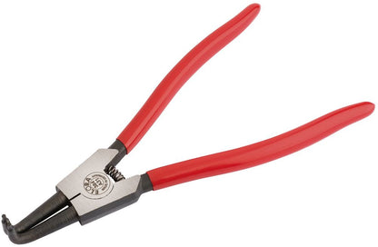 Draper 210MM EXTERN.CIRCLIP PLIER BNT 21300 90Â° Tip External Circlip Pliers