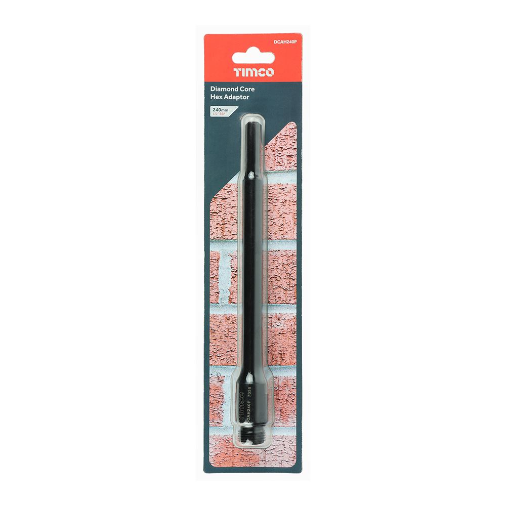 TIMCO Diamond GP Core Hex Adaptor 240mm Pack 1