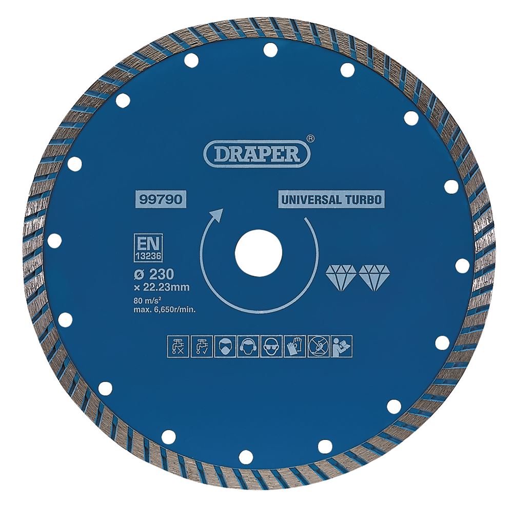 DRAPER 99790 - Turbo Diamond Blade, 230mm