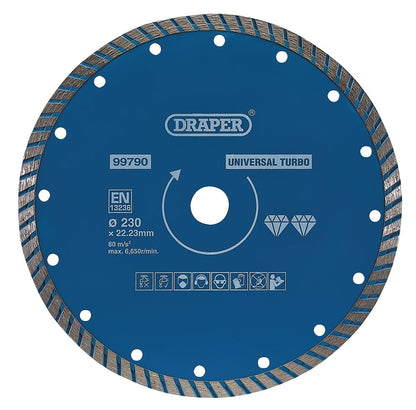 DRAPER 99790 - Turbo Diamond Blade, 230mm