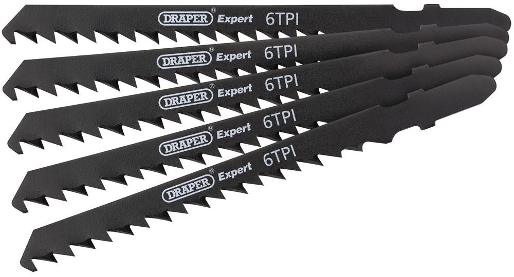 DRAPER 81726 - DT144DP 100mm Jigsaw Blade Set (5 Piece)
