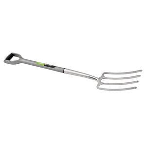Draper STAINLESS STEEL DIGGING FORK 83755 Stainless Steel Soft Grip Garden Fork