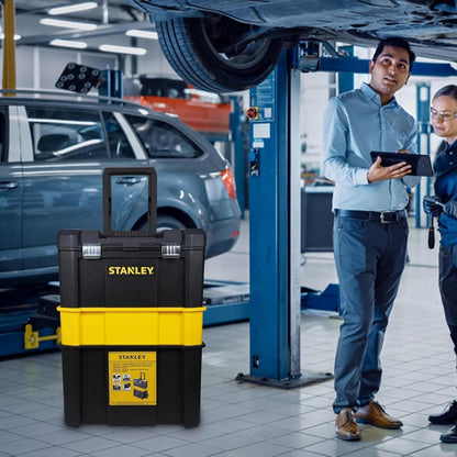 Stanley Essential Rolling Workshop Tool Box Mobile Storage Organiser STST1-80151