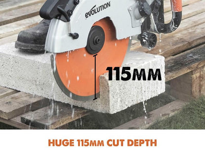 EVL R300DCT+ 300mm Disc Cutter Kit 1600W 110V