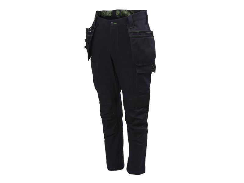 APA Calgary Black Stretch Holster Trousers Waist 32in Leg 29in