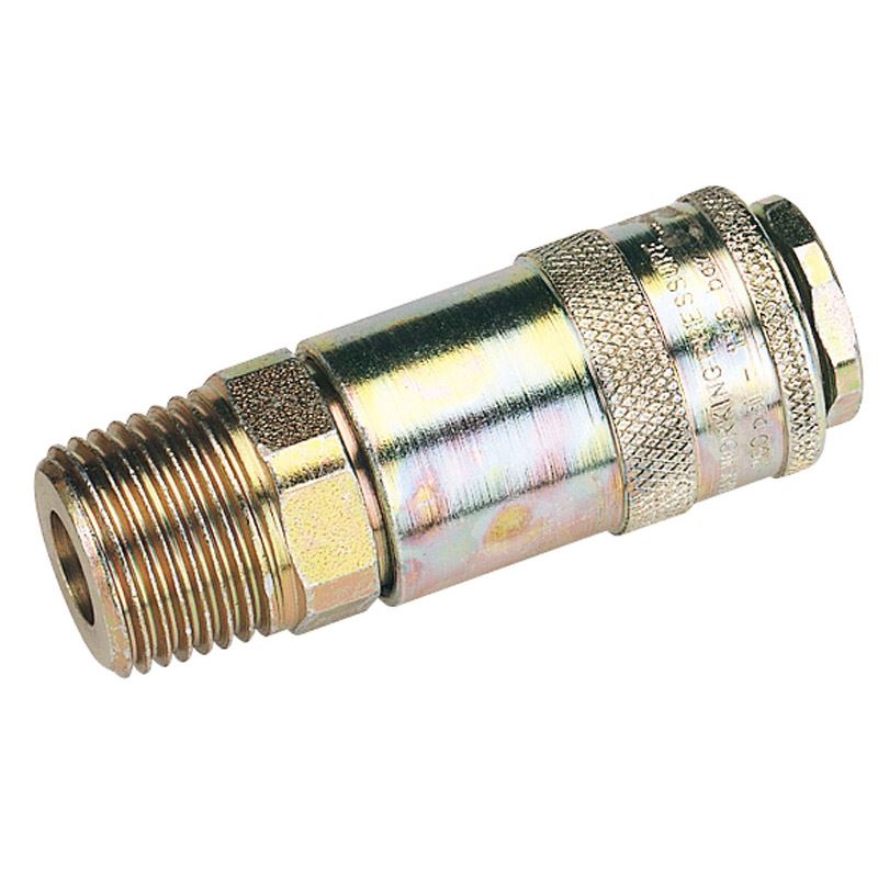 Draper 1/2 TAPERED MALE COUPLING 37837 PCL "airflow" Couplings (sold loose)