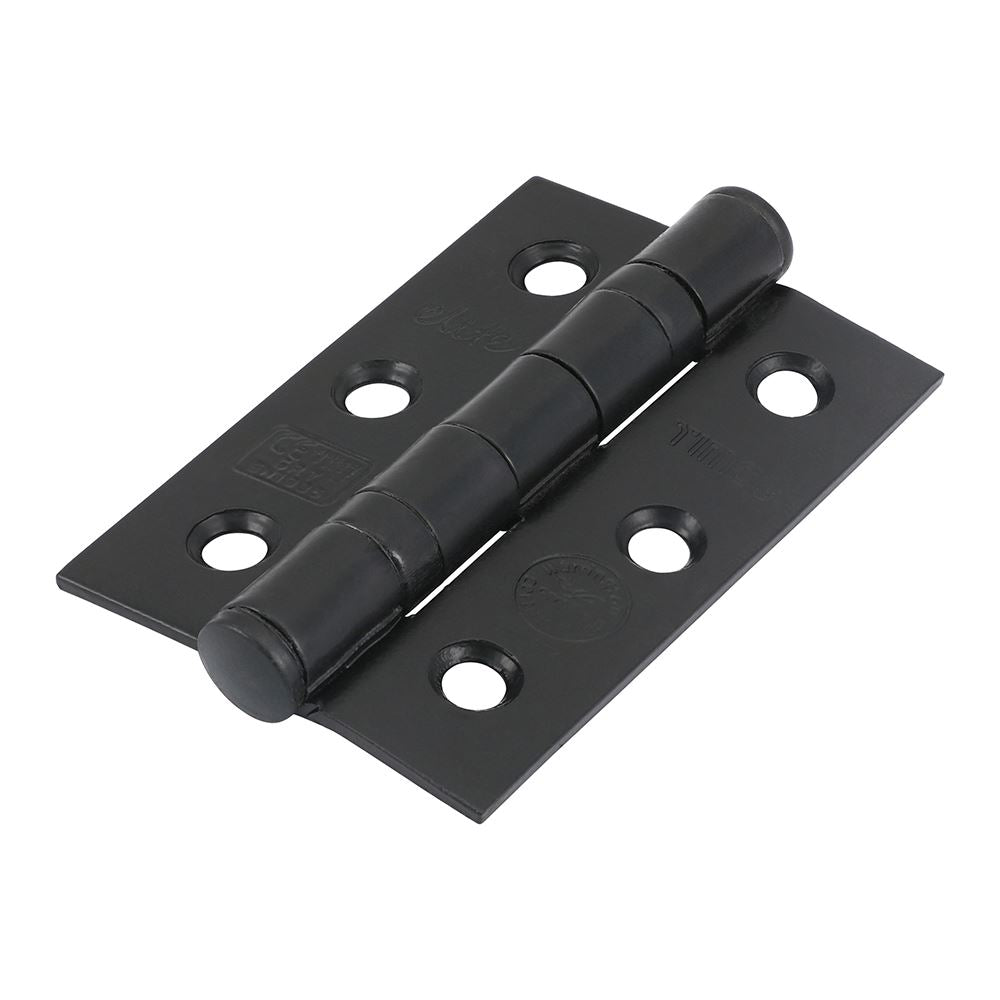 TIMCO 7 Fire Door Hinge Epoxy Black 76 x 51 x 2.2 Black Pack 2