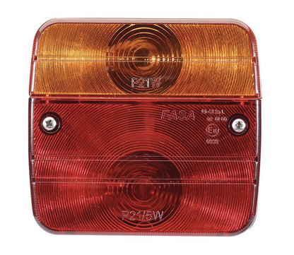 Draper REAR SQUARE LIGHT CLUSTER 12V 99671 12V Rear Light Cluster