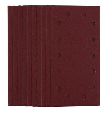 Draper SANDING SHEET 115X230MM 120G 55864 55864 1/2 Sanding Sheets with Hook and Loop, 115 x 230mm (Pack of 10)