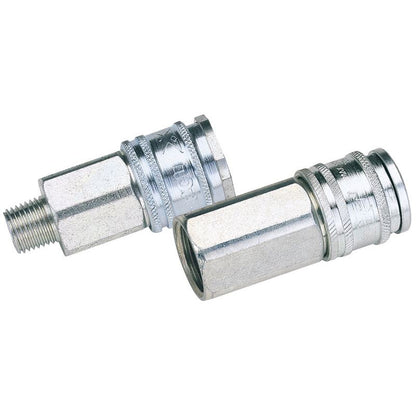 Draper COUPLING EURO-XF 1/2 MALE NUT 54406 PCL Euro Couplings