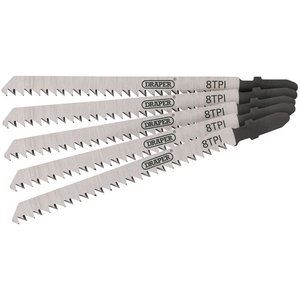 DRAPER 81728 - DT301CD 115mm Jigsaw Blade Set (5 Piece)