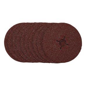 68618 Draper Fibre Sanding Discs, 125mm, 24 Grit, (Pack of 10) SDFD125 Abrasive oxide Professional Trade DIY Workshop Garage Use
