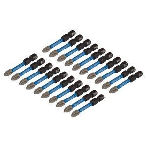 Draper PH2X50MM IMPACT S/D BIT 20PK 05697 Cross Slot/PH Type Impact Screwdriver Bits, 1/4" Hex