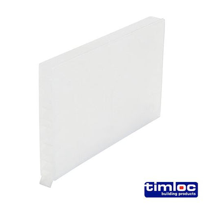 TIMCO Cavity Wall Weep Vent Clear 65 x 10 x 100 Clear Pack 50