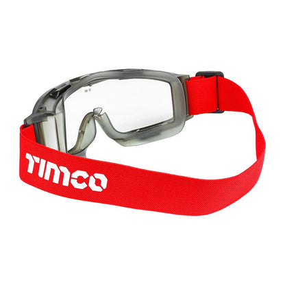 TIMCO Premium Safety Goggles One Size Clear Pack 1