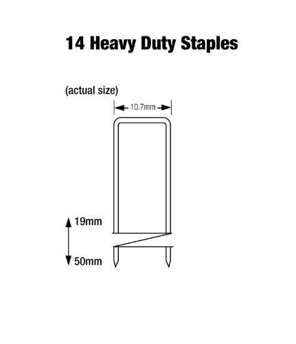 Tacwise 50 mm Staples for Nail Staple Guns Trade Fixing