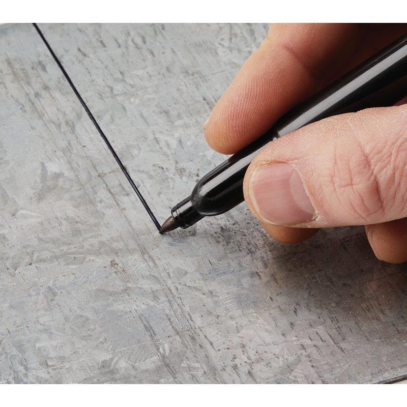 20942 Draper Marker Pens, Black (Pack of 2) MP2BK Marker Pens and Pencils L 137 x 11mm Professional Trade DIY Workshop Garage Use