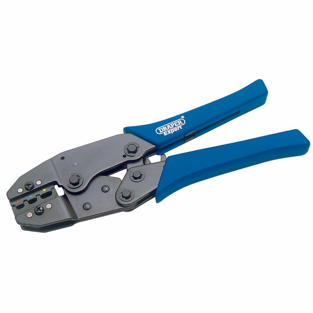 Draper RATCHET CRIMPING TOOL 35574 Ratchet Action Terminal Crimping Tool, 220mm