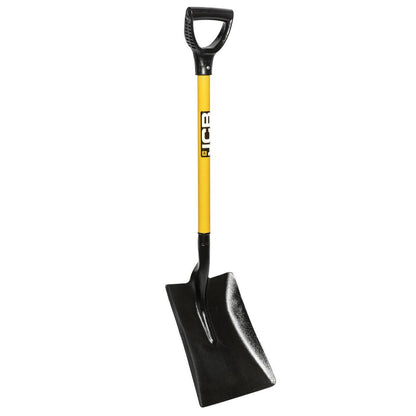 JCB JCBYS01 Yard Shovel 250x320mm Blade Carbon Steel Square Mouth Open Socket Professional Square Mouth Shovel Contractor Shovel