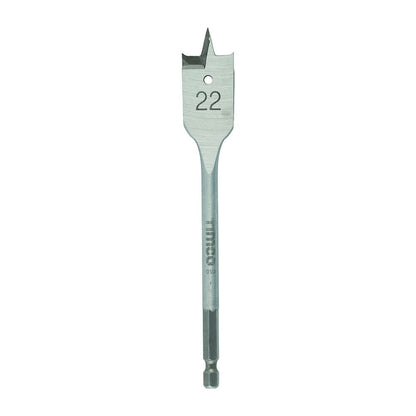 TIMCO Flat Wood Bit 22.0 x 152 Pack 1