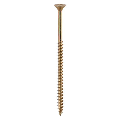 TIMCO Solo Woodscrew CSK - ZYP (TUB) 5.0 x 80 Gold Pack 325