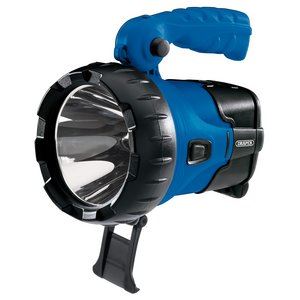 Draper 10W RECHARGEABLE HAND TORCH 90091 90091 Cree LED Rechargeable Spotlight, 10W, 850 Lumens