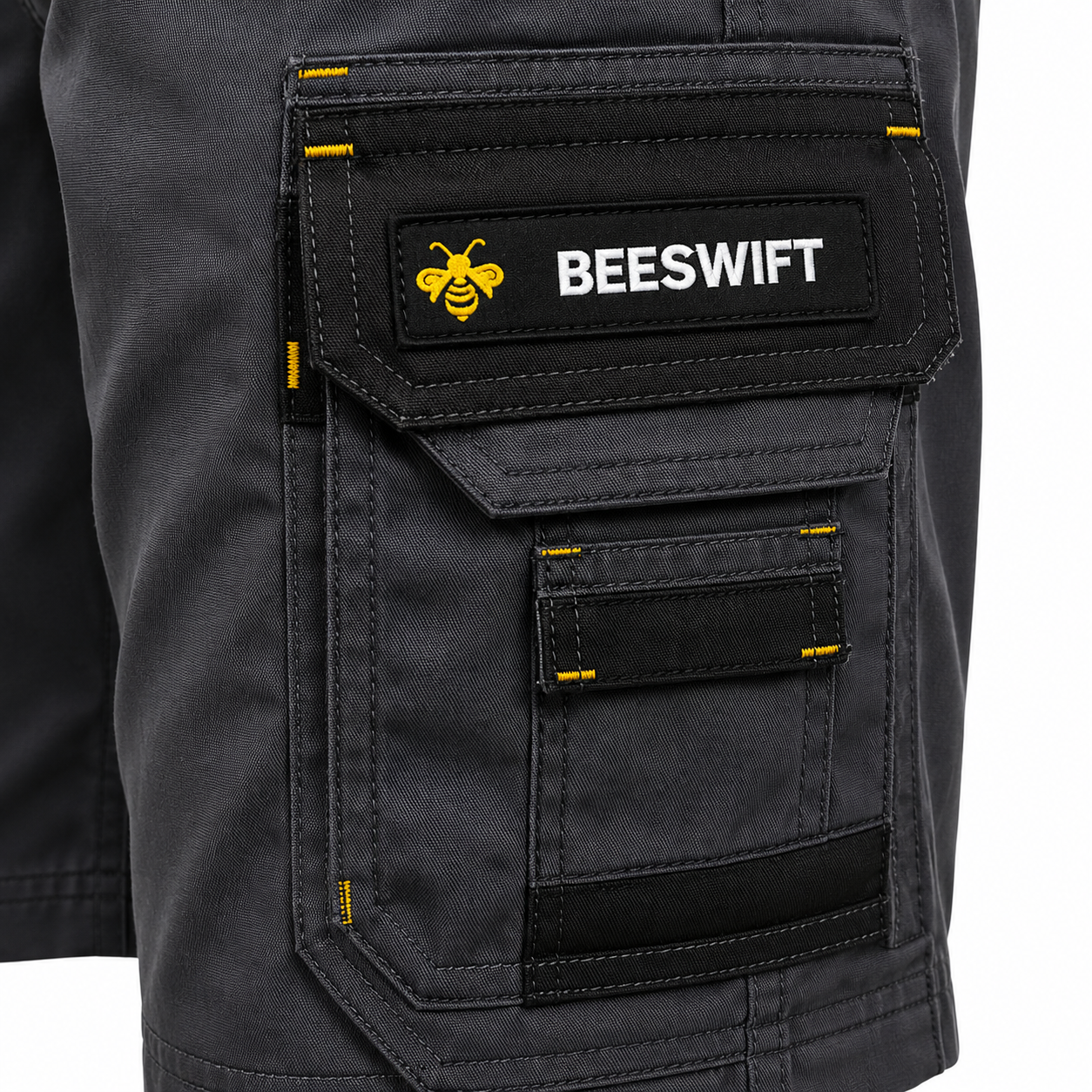 Beeswift Mens Flex Workwear Shorts Stretch Holster Cargo Utility Shorts