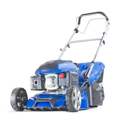 Hyundai HYM430SPR Petrol Lawn Mower 139cc 17"/43cm Self Propelled Rear Roller Garden Mower Garden Grass Cutting