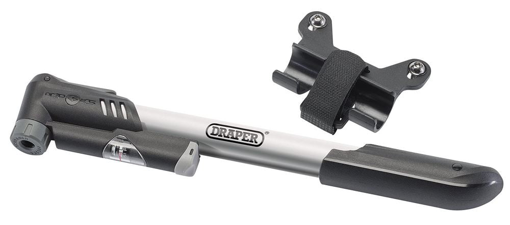 Draper HAND PUMP 57379 Dual Connector Bicycle Hand Pump