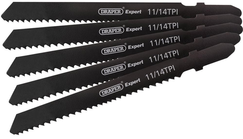 DRAPER 81730 - DT118B 92mm Jigsaw Blade Set (5 Piece)