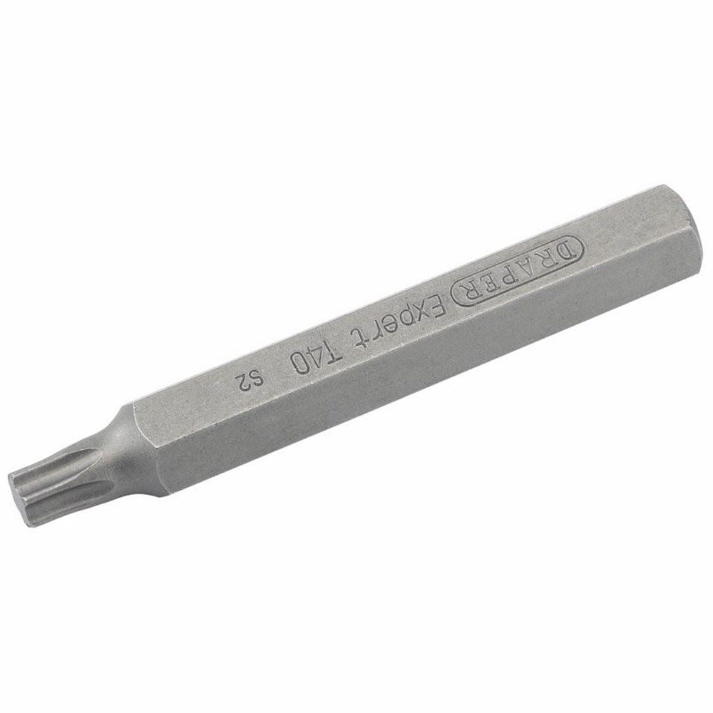 Draper DRAPER TX-STAR BIT T40 X 75MM 33361 Spare 10mm Hex. Insert Bits For Mechanic's Bit Sets