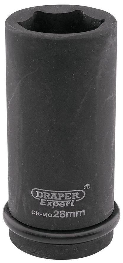 Draper 28MM IMP.DEEP SCKET 3/4DR 05060 HI-TORQÂ® Metric Deep Impact Sockets, 3/4" Sq. Dr.