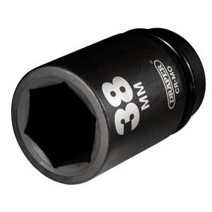 Draper 38MM IMP.DEEP SCKET 1DR 05151 HI-TORQÂ® Metric Deep Impact Sockets, 1" Sq. Dr.