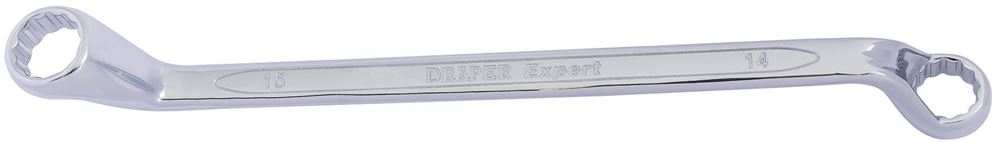 Draper 14X15MM RING SPANNER 55690 Draper Expert HI-TORQÂ® Deep Offset Metric Ring Spanners