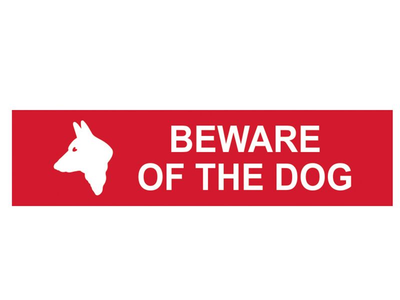 Scan SCA5251 Beware Of The Dog - PVC 200 x 50mm |
