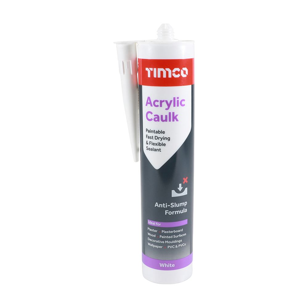TIMCO Acrylic Caulk Cart nan 300ml Pack 1.0