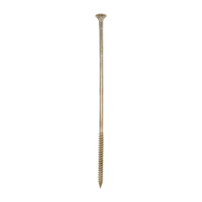 TIMCO Classic Screw PZ3 CSK ZYP 6.0 x 200 Gold Pack 100
