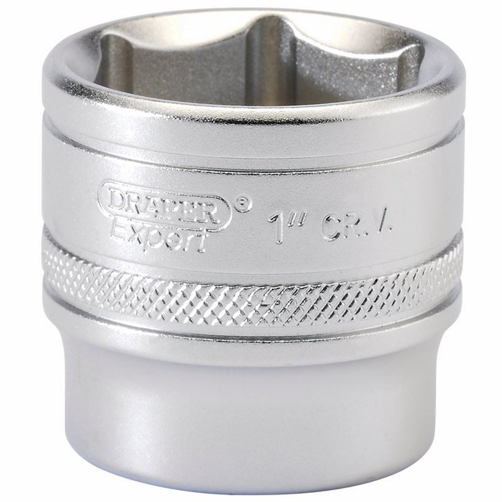 Draper 1 6PT SOCKET 3/8 DR-PCKD 16577 3/8" Sq. Dr. Imperial Sockets (Micro Satin Chrome)