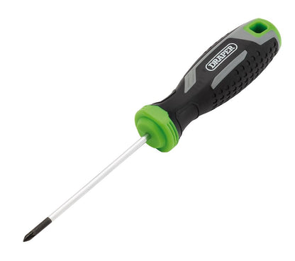 Draper PZ0X75MM POZI SCREWDRIVER Pozi Soft Grip Screwdrivers